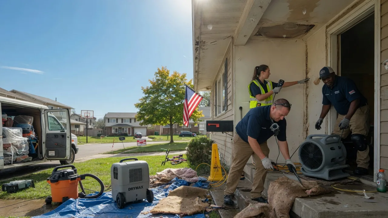 Water Damage Restoration in Hull, TX near me
